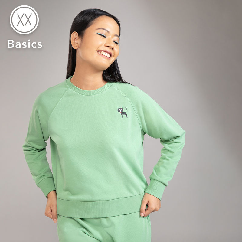 Twenty Dresses by Nykaa Fashion Basics Look Perfect On Windy Days Sweatshirt (S)
