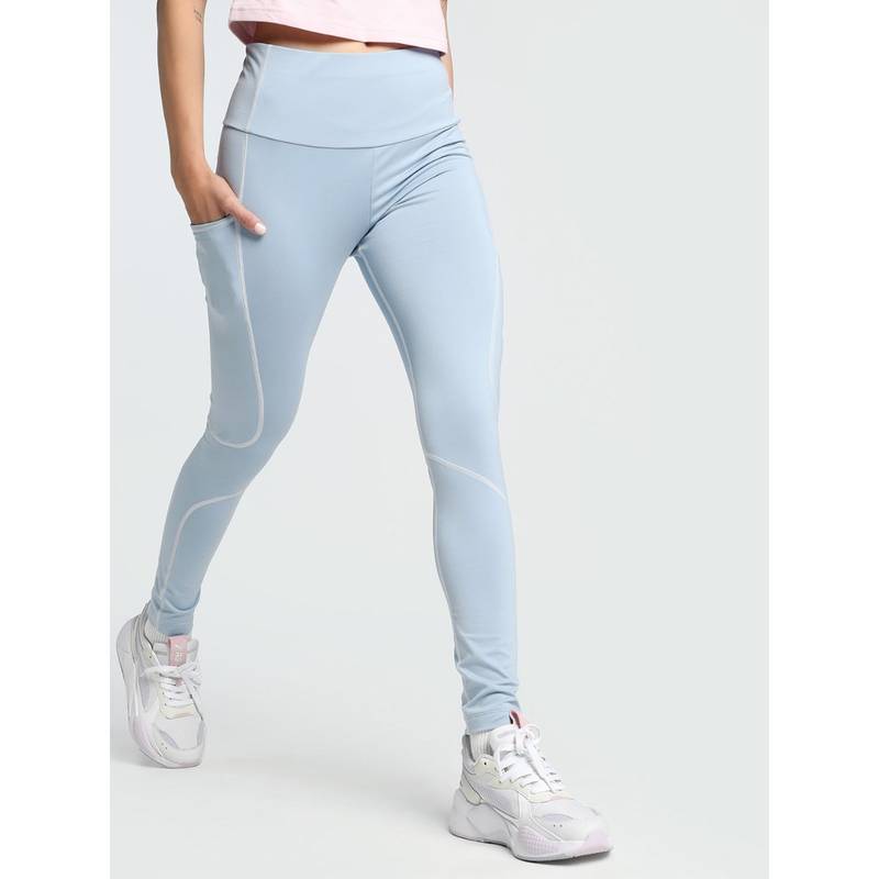 Puma BMW M Motorsport Lifestyle Womens Blue Tights (S)