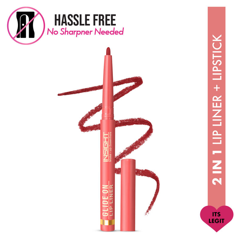 Insight Cosmetics Glide On Lip Liner, Intense Pigment, Long Wear Matte Lip Formula - It's Legit