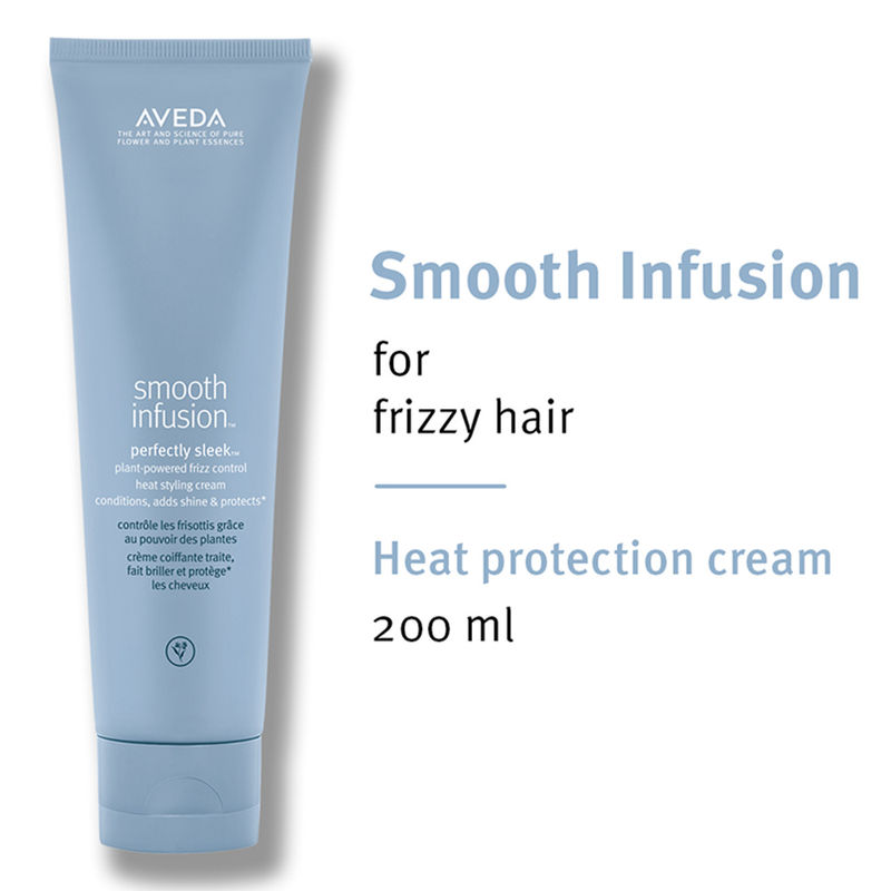 Aveda Smooth Infusion Heat Styling Cream with Heat Protection Upto 230 C