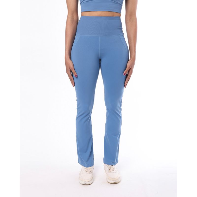Blissclub Women Bloom Blue The Ultimate Flare Pants Tall: Buy Blissclub ...