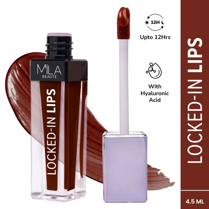 Mila Beauté 12 Hr Non-Transfer Locked-In Liquid Lipstick - Coco Butter