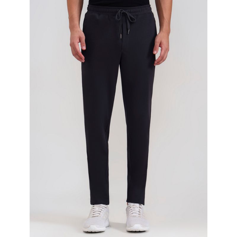 JadeBlue Dark Blue Solid Track Pant (42)