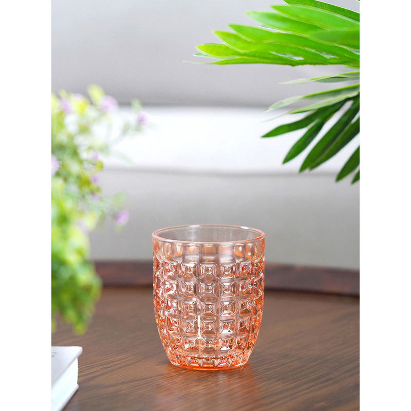 Pure Home + Living Ezra Blush Glass Tumbler (Set of 6) Buy Pure Home