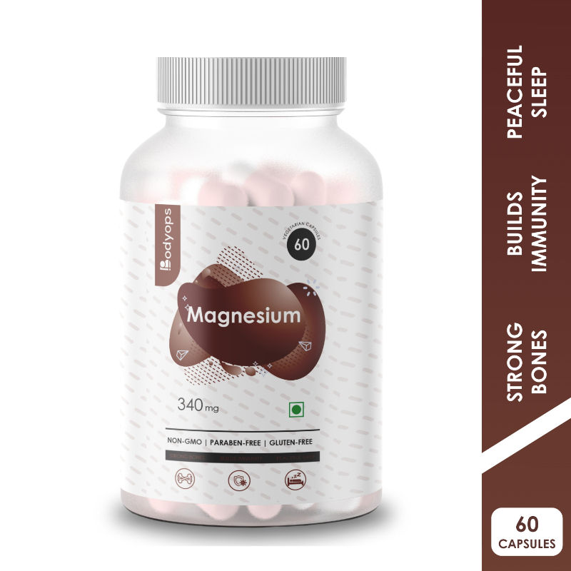 BODYOPS Magnesium 340mg Capsules