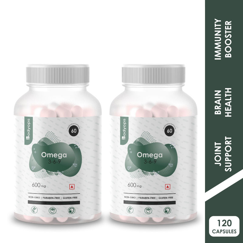 BODYOPS Omega 3-6-9 600mg Capsules
