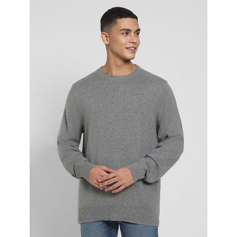 American Eagle Grey Crew Neck Sweater (XS)