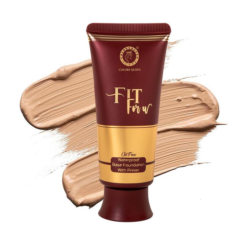 Colors Queen Fit For U Oil Free & Wateproof Liquid Foundation - Almond - 04