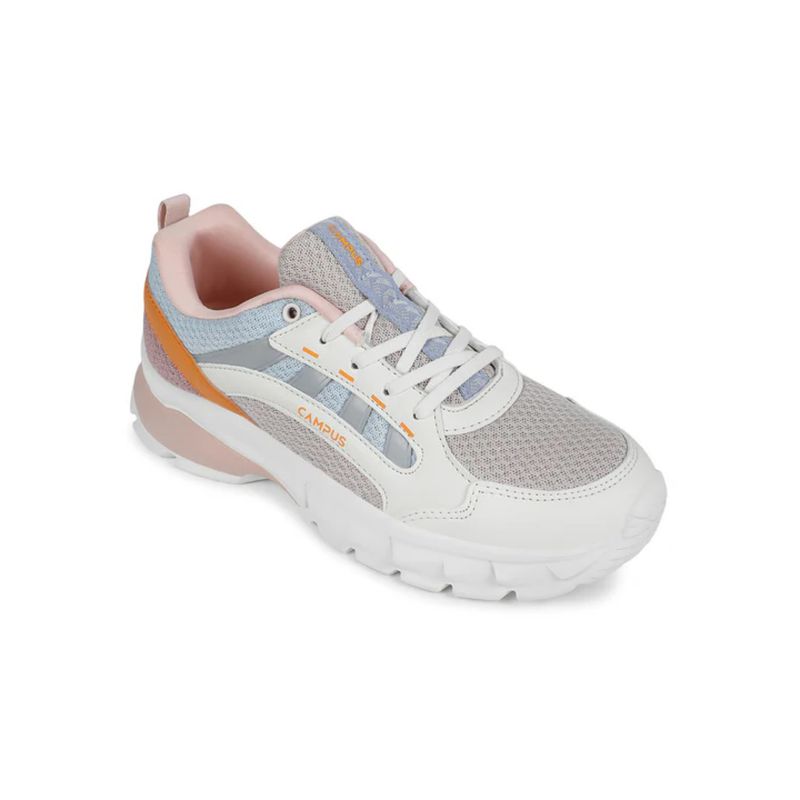 Campus BLISS Women White Sneakers (UK 7)