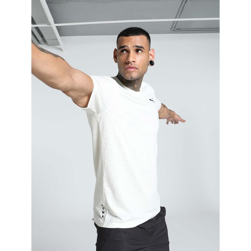 Puma Studio Foundation Wash Mens White T-Shirt (M)