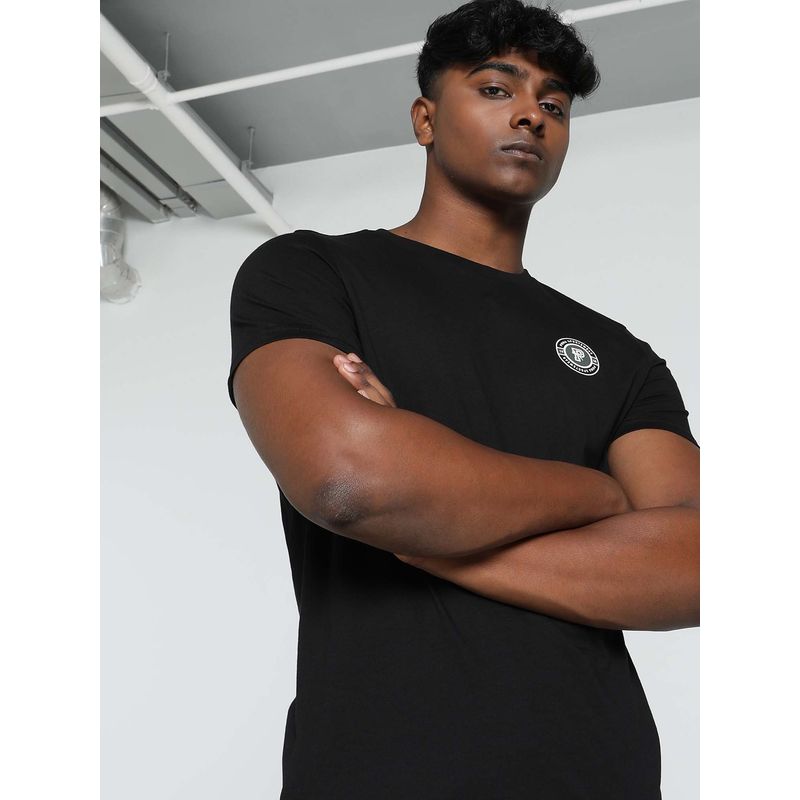 Puma Crew Solid Ss Mens Black T-Shirt (L)