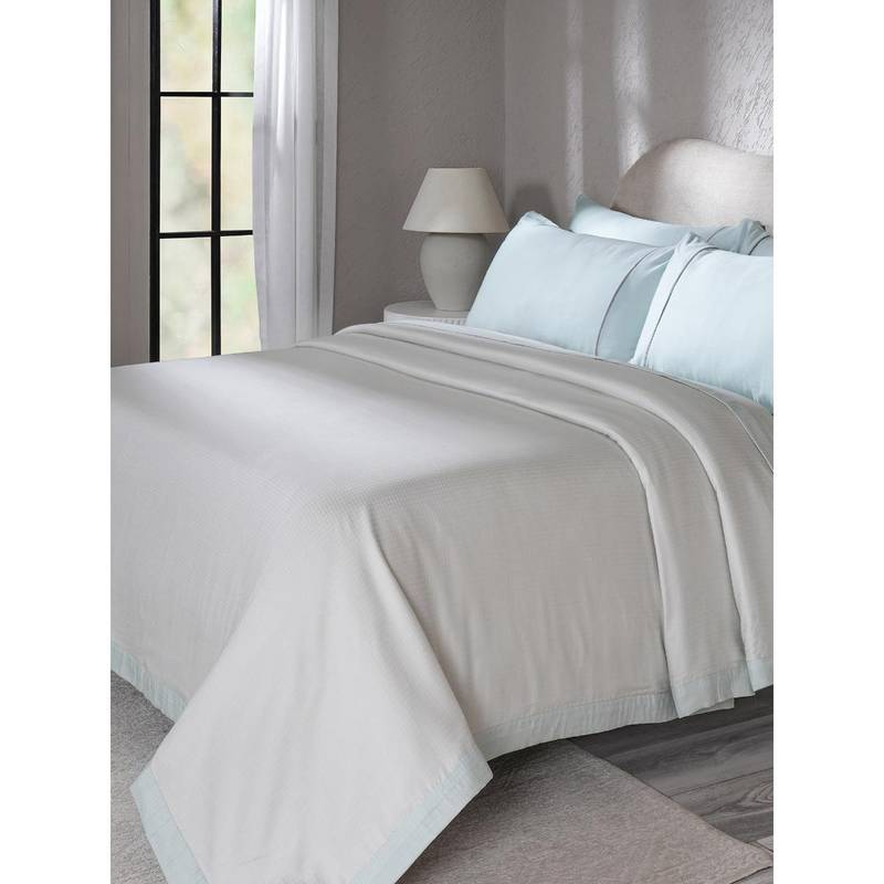 Maspar Soft Breathable & Summer Ready Solid Cotton Tencel Dohar - 80 GSM (Single) (Single)