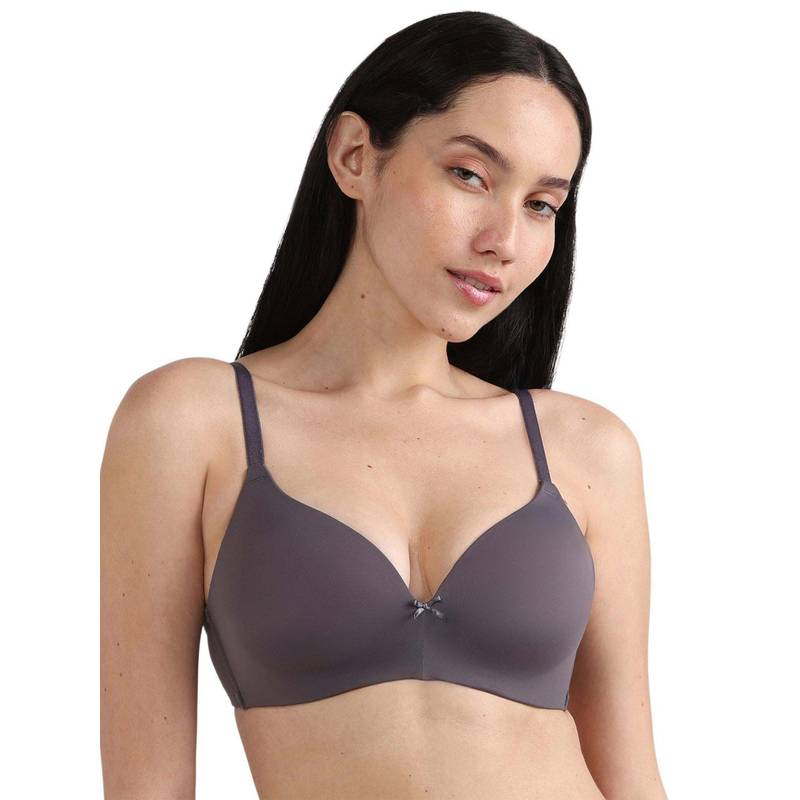 Wacoal Basics Zoe Padded 3/4Th Cup Comfort Fit T-Shirt Bra - Grey (32C)