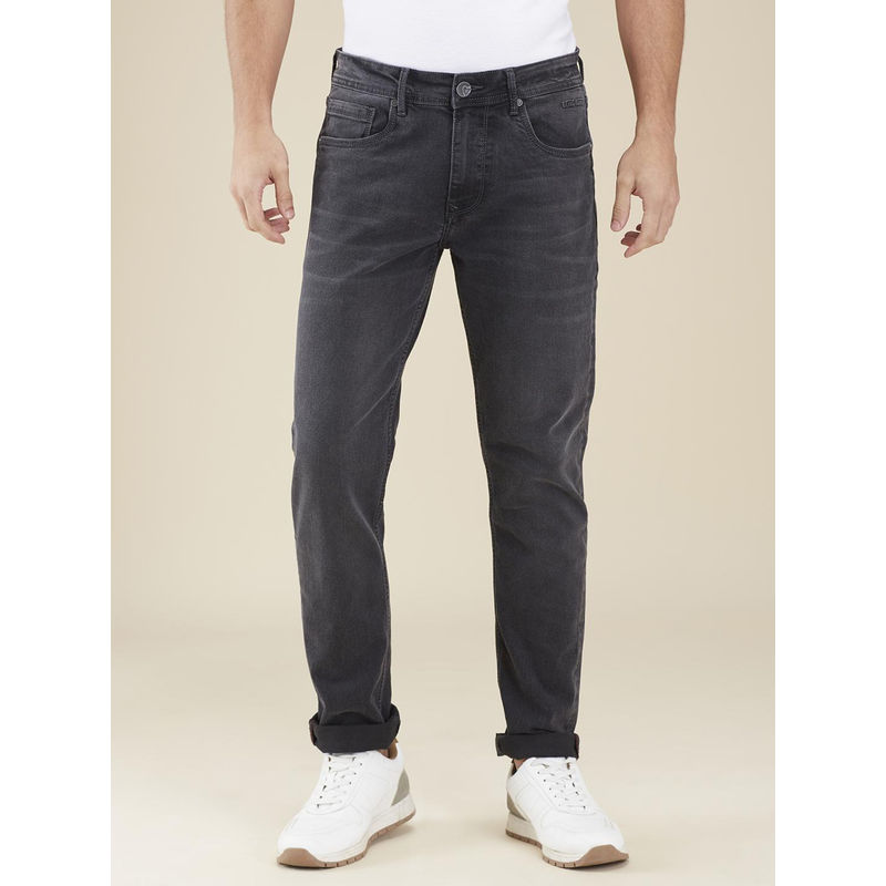 Grey Slim Fit Denims For Men By Being Human Clothing (28)