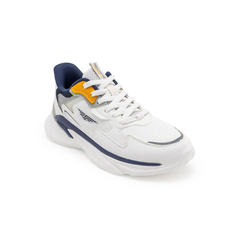 Red Tape Mens Textured White Walking Shoes (UK 8)