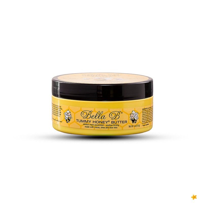 Bella B Tummy Honey Butter Stretch Mark Prevention Cream - Hypoenic, Paraben Free 