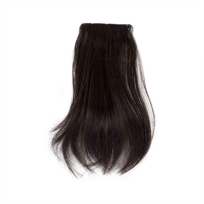 Stasia Street Clip- in Bangs - Dark Brown