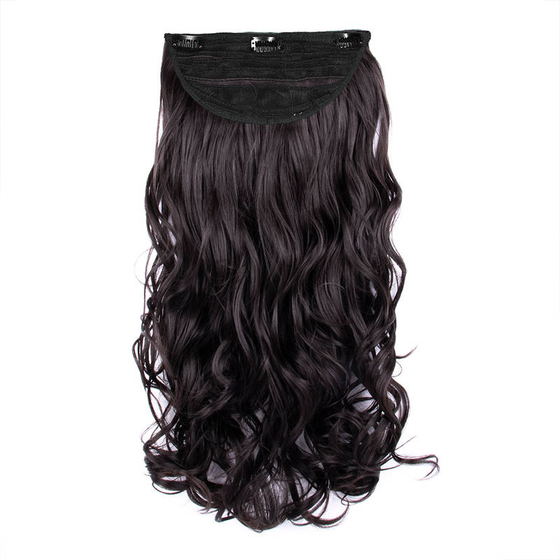 Stasia Street Clip- in 24" Full Wavy Hair Extension - Dark Brown