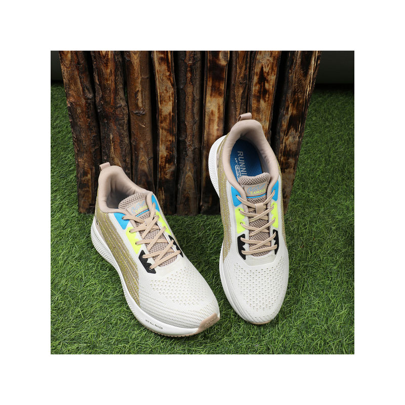 Campus Camp Jasper Off White Men Running Shoes (UK 7)