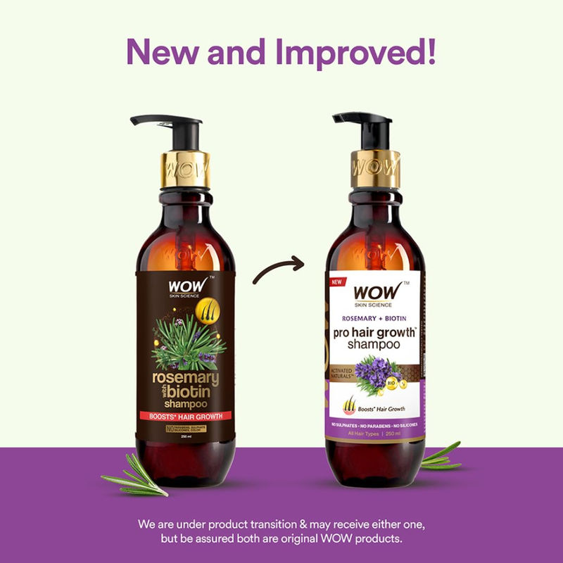 WOW Skin Science Rosemary Hair Shampoo
