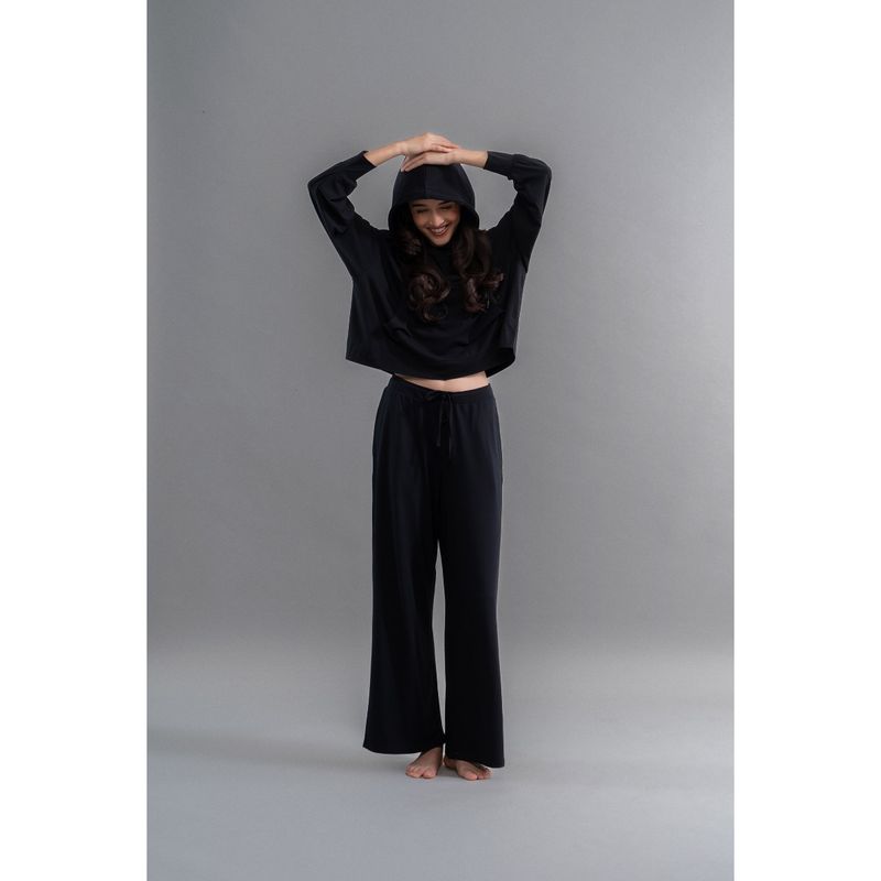 NeceSera Limited Edition Lux Flo Travel Black Hoodie (S)