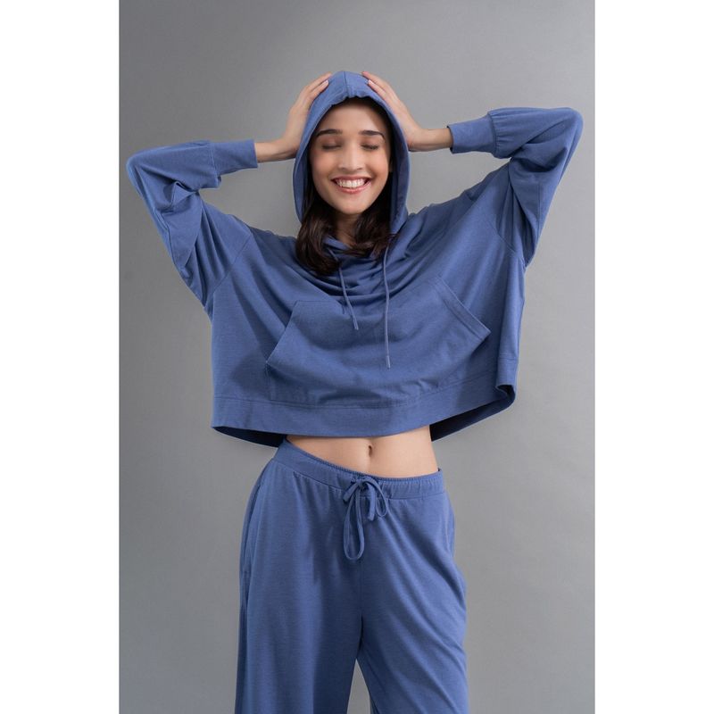 NeceSera Limited Edition Lux Flo Travel Blue Hoodie (S)