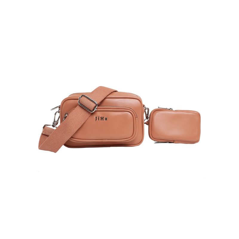 Buy JiHa Brown Utility Crossbody Bag Online