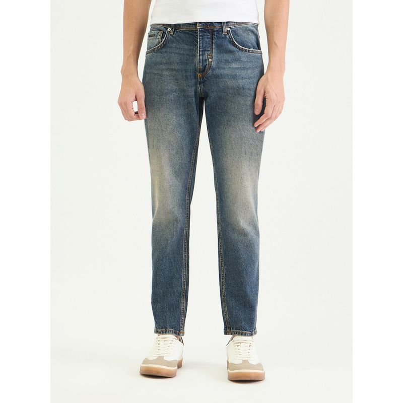 Antony Morato Men Slim Fit Blue Solid Jeans (34)