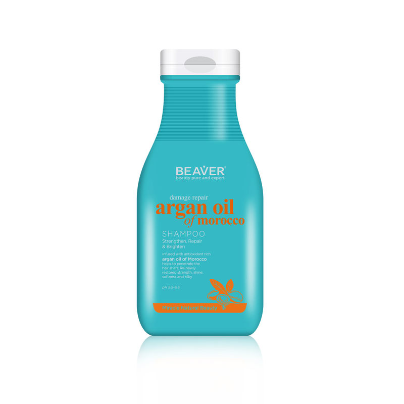 Beaver Professional Damage Repair Argan Oil Of Morocco Shampoo pH 5.5-6.5