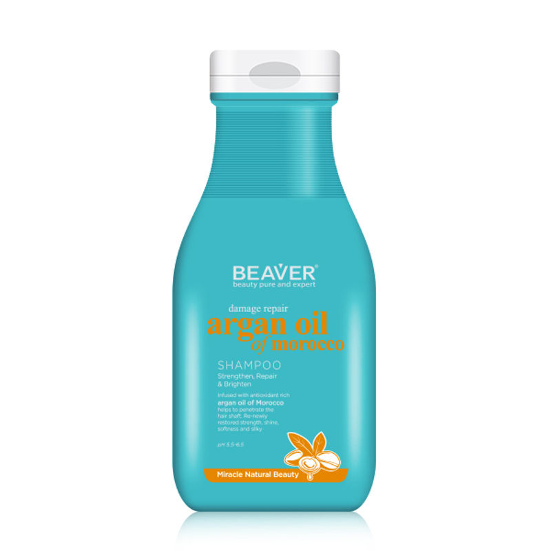 Beaver Professional Damage Repair Argan Oil Of Morocco Shampoo pH 5.5-6.5