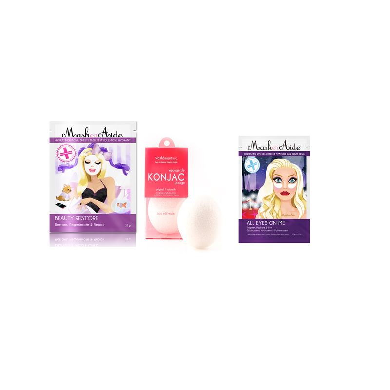 MaskerAide Beauty Rest'ore, Konjac & All Eyes On Me Combo