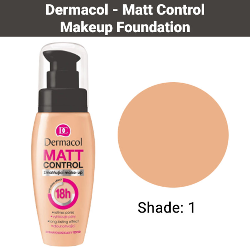 Dermacol Matt Control Make-Up Foundation - 01