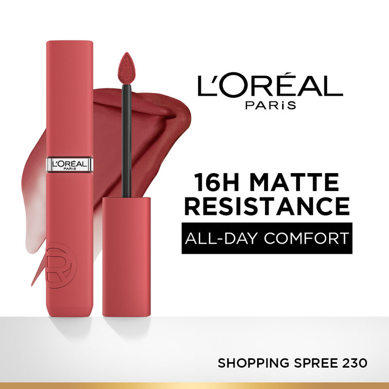 L'Oreal Paris Infallible Matte Resistance Liquid Lipstick - 230 Shopping Spree