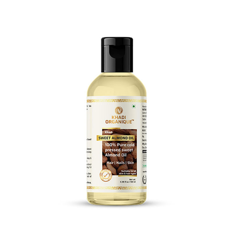 Buy Khadi Organique Sweet Almond Oil 100 Cold Pressed Oil Online