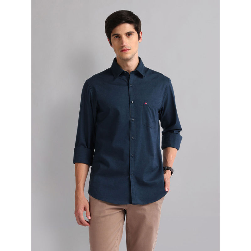 AD By Arvind Solid Patterned Slim Fit Shirt (46)