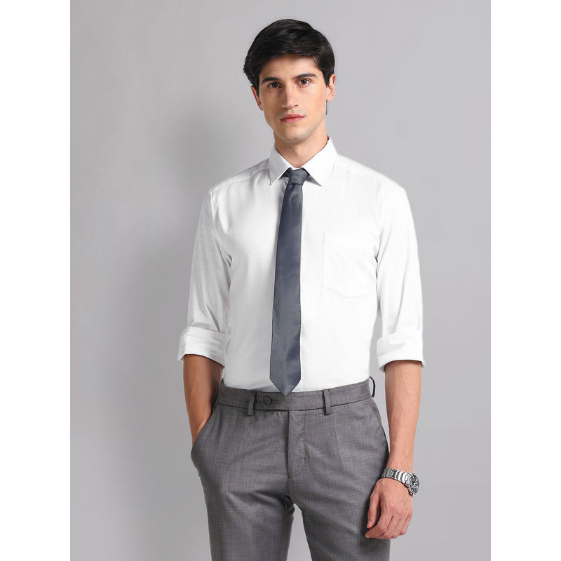 AD By Arvind Convertible 3 Collar Modern Fit Shirt (40)