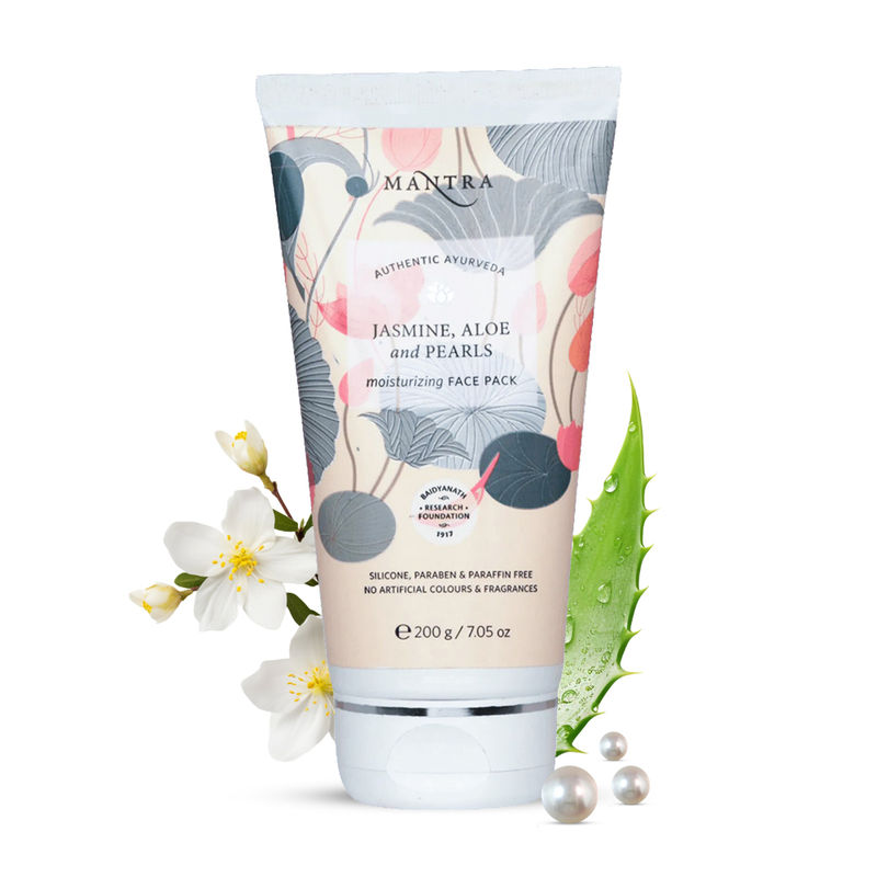 Mantra Herbal Jasmine, Aloe & Pearls Moisturizing Face Pack