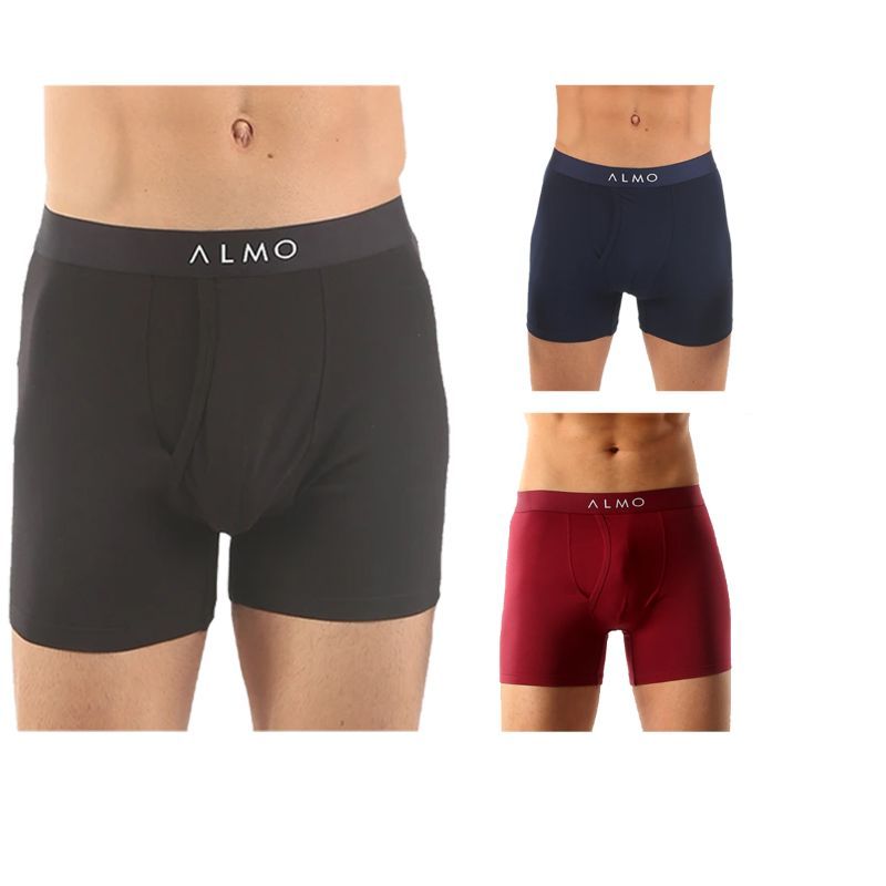 ALMO Rico Solid Organic Cotton Boxer Brief (pack Of 3) MultiColor