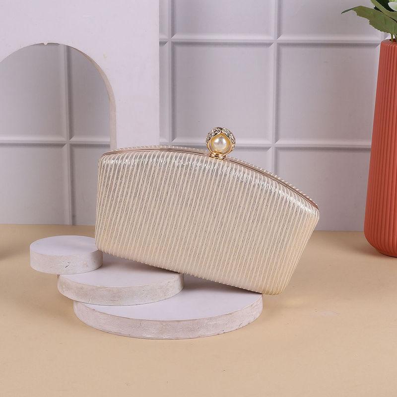 Metallic Acrylic Party Clutch main image 0
