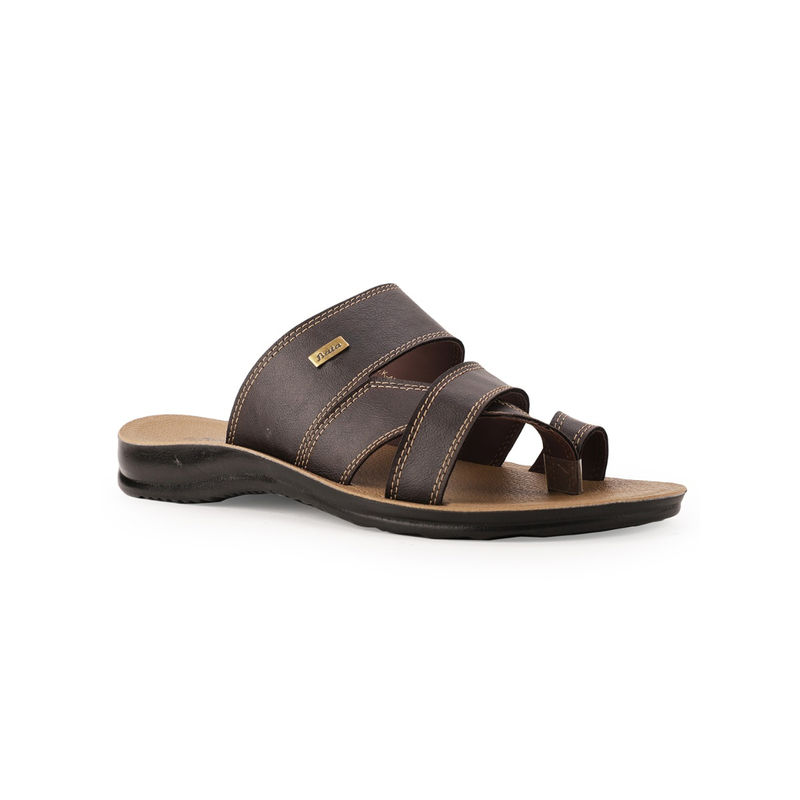 Bata Solid Brown Sandals (UK 7)