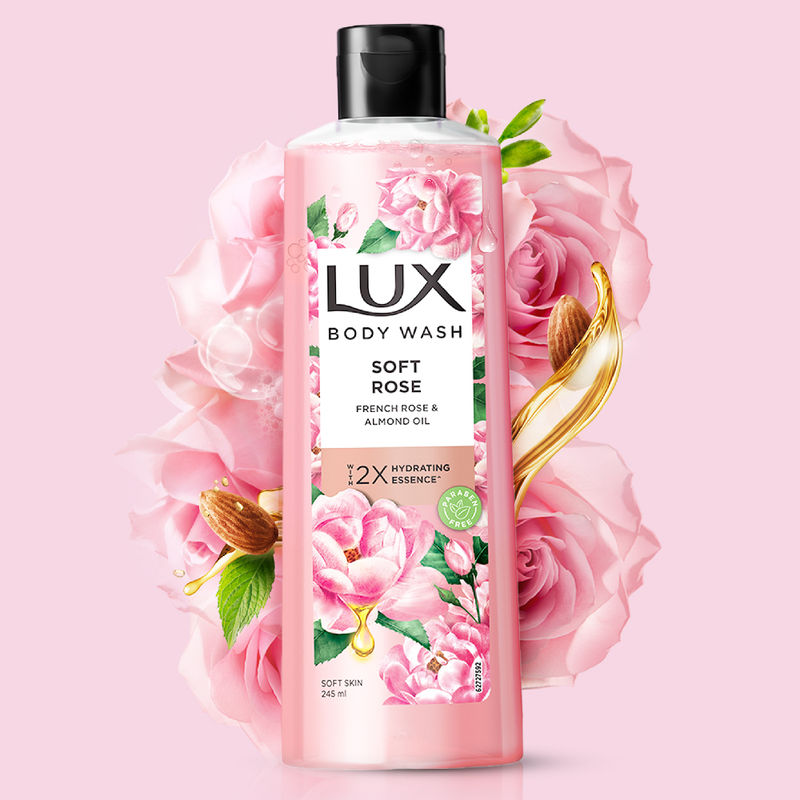 Lux French Rose Fragrance And Almond Oil Bodywash