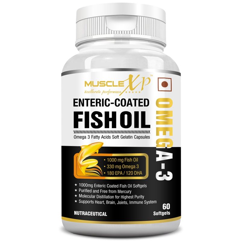 MuscleXP Omega 3 Fish Oil 60 Softgels