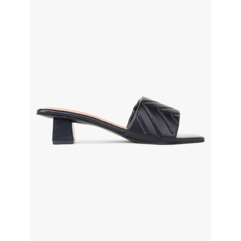 Insaddlers Caual Blocke Heeled Sandals Black (EURO 36)