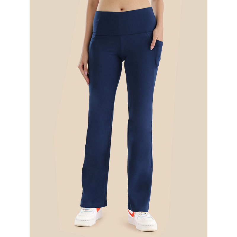 Nite Flite Yoga Solid Pants - Picasso Blue (XL)