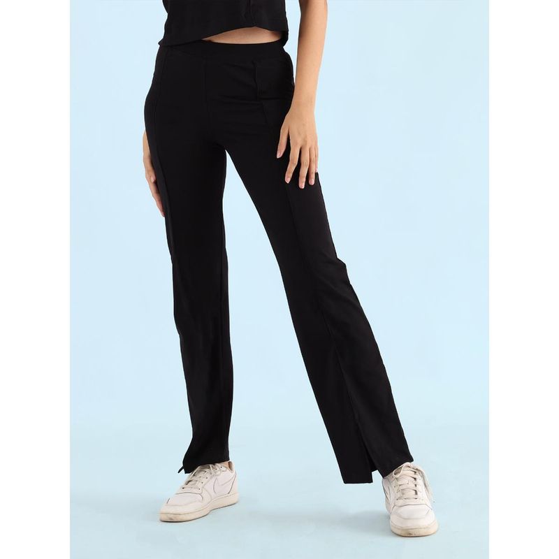 Nite Flite Women Black Lounge Pants (M)
