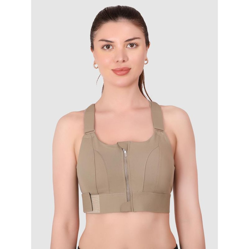 BRACHY Women Full Coverage Workout Sports Bra (M)