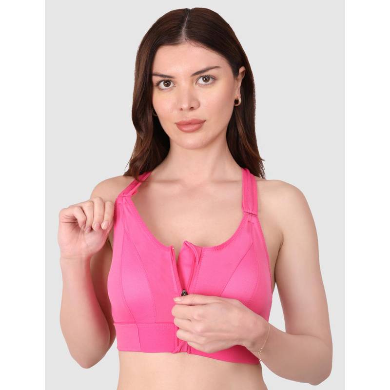 BRACHY Women Full Coverage Workout Sports Bra (S)