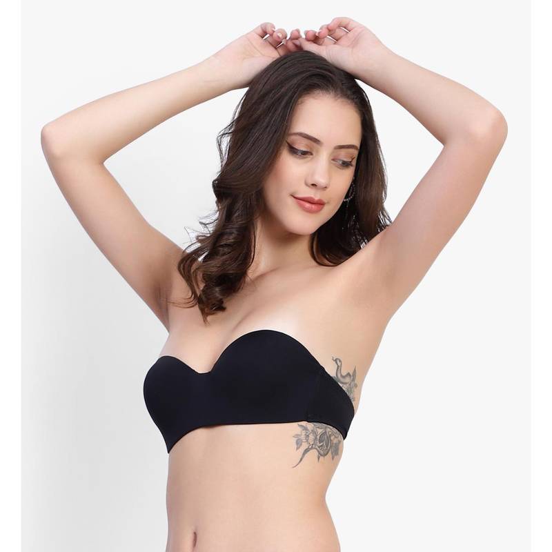 BRACHY Women Padded Push Up Demi Cup T Shirt Multiway Balconette Bra (30B)