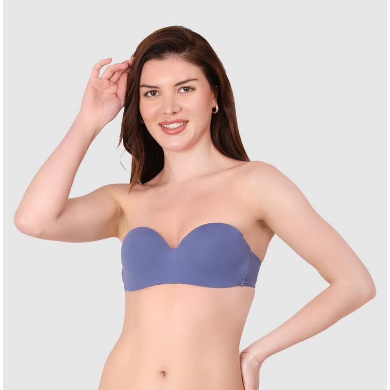 BRACHY Women Padded Push Up Demi Cup T Shirt Multiway Balconette Bra (34C)