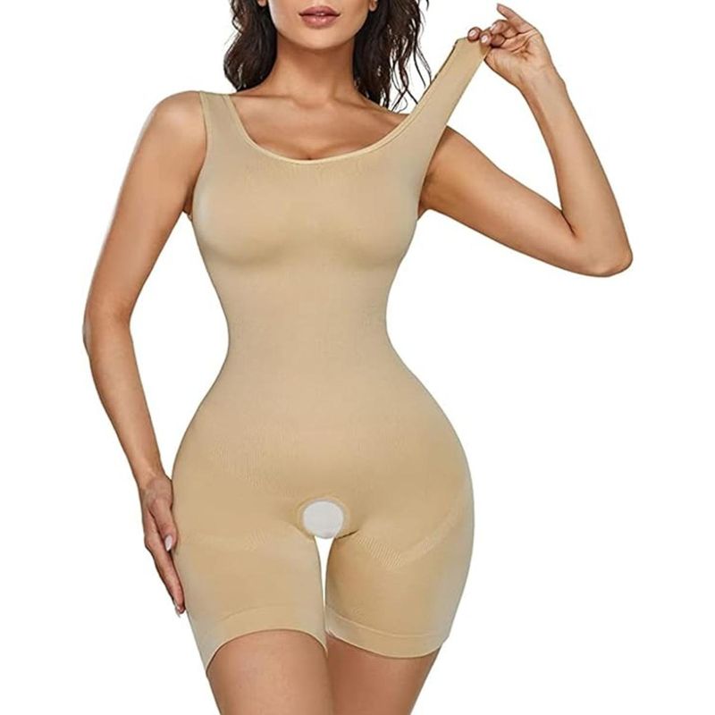 BRACHY Omen Nude Solid Full Body Shapewear (XL)